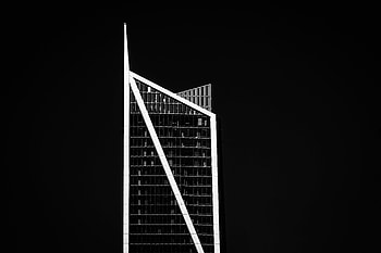 Building, Minimalism, Bw, Chb, Facade HD wallpaper