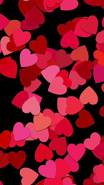 Love hearts , Red hearts, Girly backgrounds, , Love HD phone wallpaper