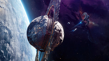 Fissure, planet, digital-universe, artist, artwork, digital-art, artstation HD wallpaper