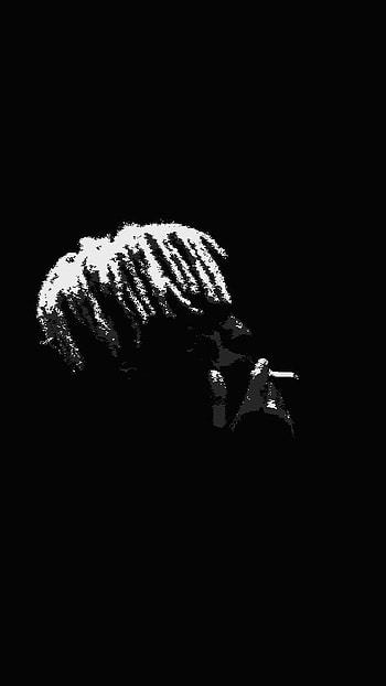 Black xxxtentacion, black, art, xxxtentacion HD phone wallpaper