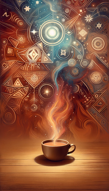 Mystical Chai Tea, coffee, cosmic, Abstract, steam HD phone wallpaper
