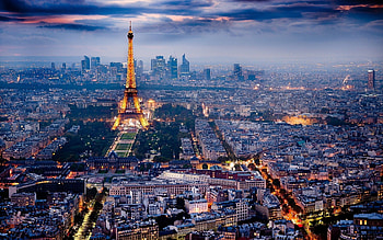 Paris city lights , backgrounds, Nighttime cityscapes, Urban glow HD wallpaper