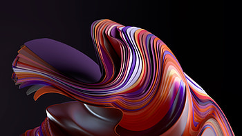 Windows 11 stock, wavy pattern, abstract HD wallpaper