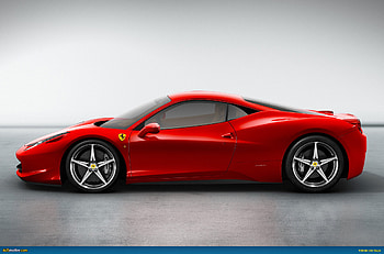Ferrari-Italia, italia, , 3d, red HD wallpaper