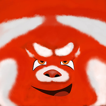 Monster Red Turning, movies, art, movie, drawing, draw, anime HD phone wallpaper