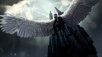 Lucifer Morningstar, Lucifer, Tv Show, Angel HD wallpaper