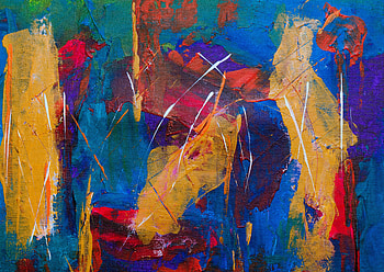Abstract, acrylic paint, surface HD wallpaper