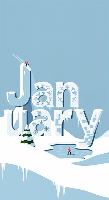 January Frost — , winter, snow HD phone wallpaper