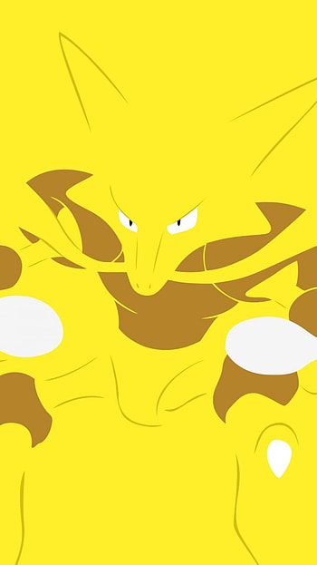 Alakazam | Psychic Pokémon Art | Yellow Psychic, video game, Pokemon HD phone wallpaper
