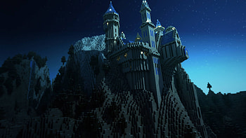 Minecraft Sky Stars Night HD wallpaper