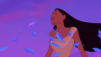 Pocahontas animation, Walt Disney classic, Historical princess, Native American HD wallpaper