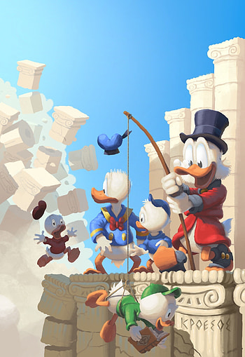 ArtStation, Scrooge McDuck, Fan art HD phone wallpaper