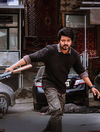 Thalapathy Vijay, car, beast, Veera HD phone wallpaper