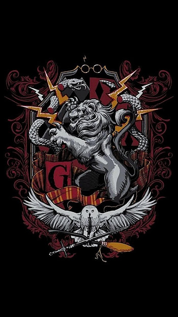 Artwork, Gryffindor HD phone wallpaper