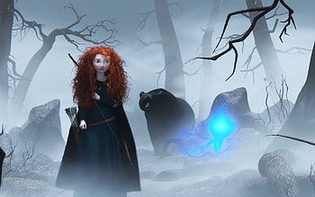 Princess Merida, Brave, Animation HD wallpaper