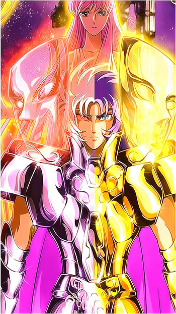 Saint seiya, magenta, art HD phone wallpaper