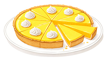 Lemon Pie Delight – Vibrant Citrus, Lemon Pie, pie, dessert, slice, Whipped Cream HD wallpaper