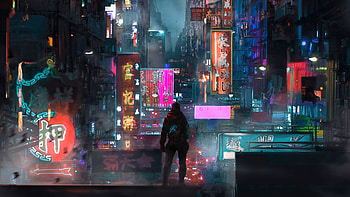 Traffic Jam Shortcut Cyberpunk , cyberpunk, artist, artwork, digital-art, artstation HD wallpaper