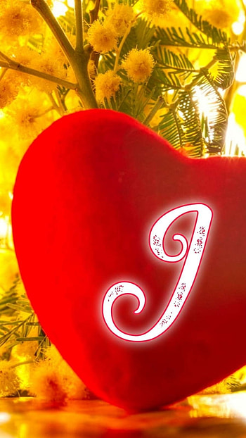 J Name, Heart, Nature HD phone wallpaper