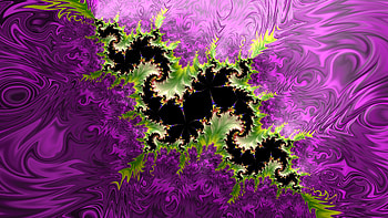 Trippy Psychedelic Fractal, colorful, colors, artistic, Abstract, fractal HD wallpaper