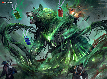 Roaring Earth, man made, Magic: The Gathering HD wallpaper