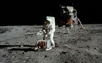 Apollo Lunar Module, Apollo 11 HD wallpaper