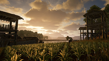 Sengoku Dynasty : Serene Landscape at Dusk, video game, Sengoku Dynasty HD wallpaper