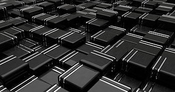 Structural cubes, texture, black HD wallpaper