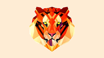 Geometric Animal, Minimalistic geometric animal , Top minimalistic backgrounds, Animal art HD wallpaper
