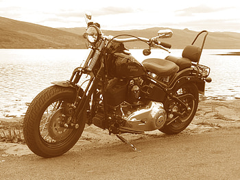 crossbones, bones, harley, scotland HD wallpaper