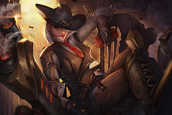 Ashe Oveerwatch, ashe-overwatch, overwatch, games HD wallpaper