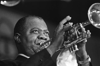 Louis Armstrong, Jazz king, Music reevaluation, Jazz music legacy HD wallpaper