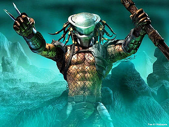 Predator, fantasy, art, killer, strong, green HD wallpaper