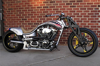 Custom, bike, miltary, us army, chopper HD wallpaper