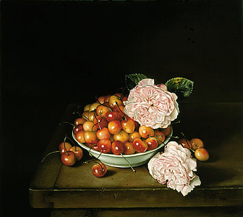 By Jose Escofet, jose escofet, art, painting, flower HD wallpaper