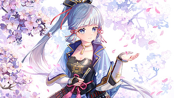 Kamisato Ayaka Genshin Impact HD wallpaper