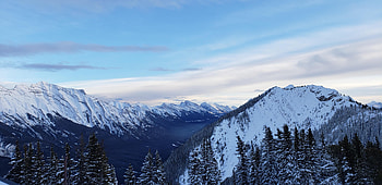 Sulphur Mountains Banff, mountains, nature HD wallpaper