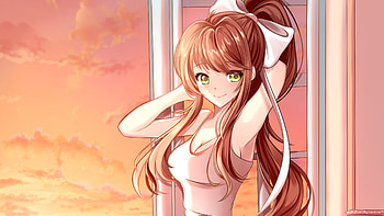 Beautiful Girl Anime Looking At Viewer , anime-girl, anime, artist, artwork, digital-art, deviantart HD wallpaper