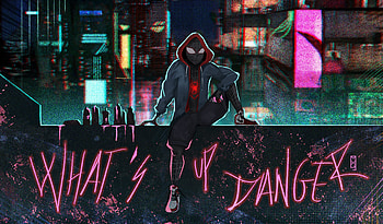 Spider Verse What Up Danger, spiderman-into-the-spider-verse, spiderman, superheroes, artwork, artist, digital-art, deviantart HD wallpaper