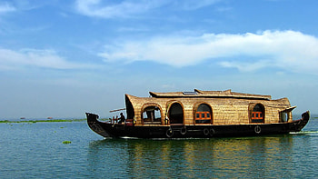 Kerala houseboats, Floating havens, Captivating visuals, Relaxation on water HD wallpaper