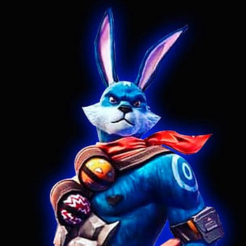 Bunny 333, Fire Bunny HD phone wallpaper