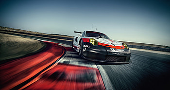 Porsche 911 RSR, Car Race HD wallpaper