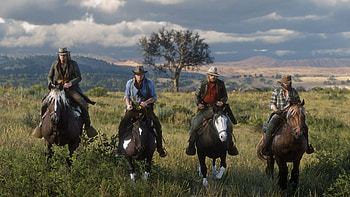 Red Dead Redemption 2, Micah Bell, John Marston, Arthur Morgan, Video Game, Bill Williamson, Red Dead HD wallpaper
