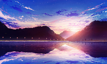 Ripples Of Power Enchanting Anime Water Barriers, anime, artist, artwork, digital-art HD wallpaper