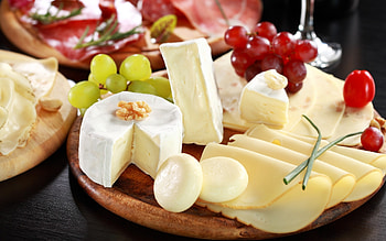 Plate, Cheese HD wallpaper