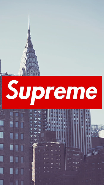 Supreme, Red Logo HD phone wallpaper
