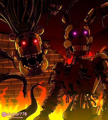 BURNTRAP, FNAF, Security breach HD phone wallpaper