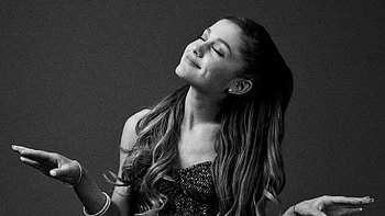 Ariana Grande Monchrome, ariana-grande, celebrities, music, girls, singer, monochrome, black-and-white HD wallpaper