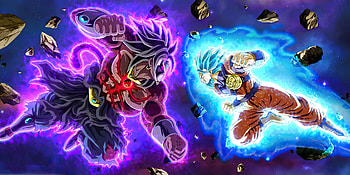 Saiyan OC Vs Dark Broly, super-saiyan-blue, dragon-ball-super, dragon-ball, anime, deviantart HD wallpaper