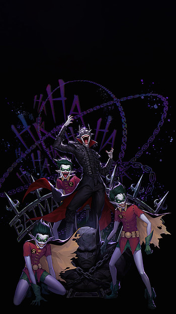 Batman Family, Robin, Laughs HD phone wallpaper